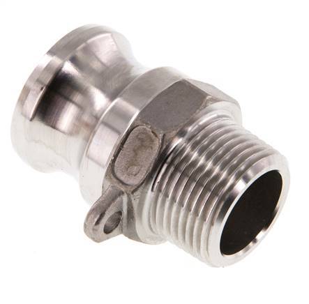 Camlock DN 20 (3/4'') Koppeling RvsR 3/4'' met buitendraad Type F MIL-C-27487