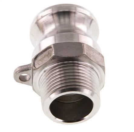 Camlock DN 20 (3/4'') Koppeling RvsR 3/4'' met buitendraad Type F MIL-C-27487