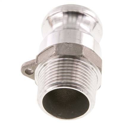 Camlock DN 25 (1'') Koppeling RvsR 1'' met buitendraad Type F MIL-C-27487