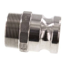 Camlock DN 50 (2'') Koppeling RvsR 2'' met buitendraad Type F MIL-C-27487