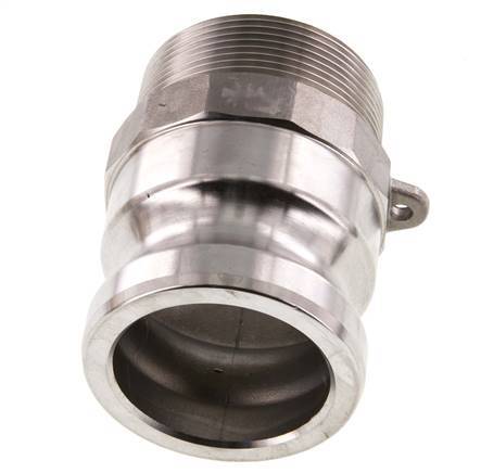 Camlock DN 50 (2'') Koppeling RvsR 2'' met buitendraad Type F MIL-C-27487