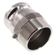 Camlock DN 60 (2 1/2'') Koppeling RvsR 2 1/2'' met buitendraad Type F MIL-C-27487