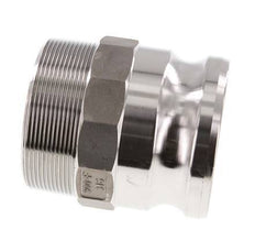 Camlock DN 75 (3'') Koppeling RvsR 3'' met buitendraad Type F MIL-C-27487