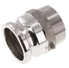 Camlock DN 75 (3'') Koppeling RvsR 3'' met buitendraad Type F MIL-C-27487