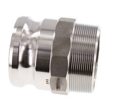 Camlock DN 75 (3'') Koppeling RvsR 3'' met buitendraad Type F MIL-C-27487