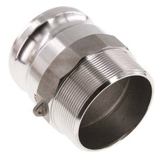 Camlock DN 75 (3'') Koppeling RvsR 3'' met buitendraad Type F MIL-C-27487