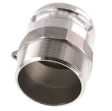 Camlock DN 75 (3'') Koppeling RvsR 3'' met buitendraad Type F MIL-C-27487