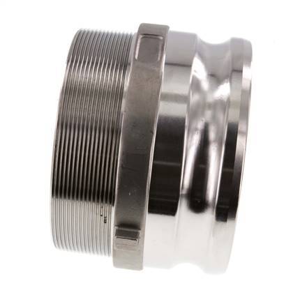 Camlock DN 120 (5'') Koppeling RvsR 5'' met buitendraad Type F MIL-C-27487
