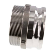 Camlock DN 120 (5'') Koppeling RvsR 5'' met buitendraad Type F MIL-C-27487