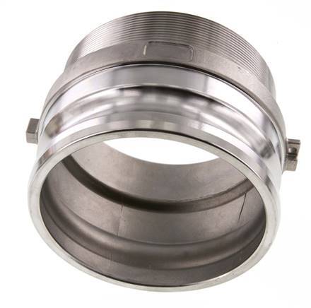 Camlock DN 120 (5'') Koppeling RvsR 5'' met buitendraad Type F MIL-C-27487
