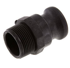 Camlock DN 32 (1 1/4'') Polypropylene Coupling R 1 1/4'' Male Thread Type F MIL-C-27487
