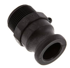 Camlock DN 32 (1 1/4'') Koppeling PolypropyleenR 1 1/4'' met buitendraad Type F MIL-C-27487