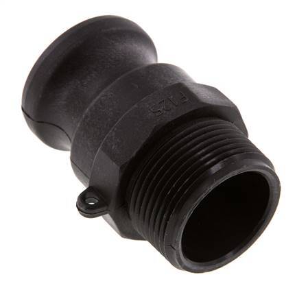 Camlock DN 32 (1 1/4'') Koppeling PolypropyleenR 1 1/4'' met buitendraad Type F MIL-C-27487