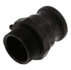 Camlock DN 40 (1 1/2'') Polypropylene Coupling R 1 1/2'' Male Thread Type F MIL-C-27487 [2 Pieces]