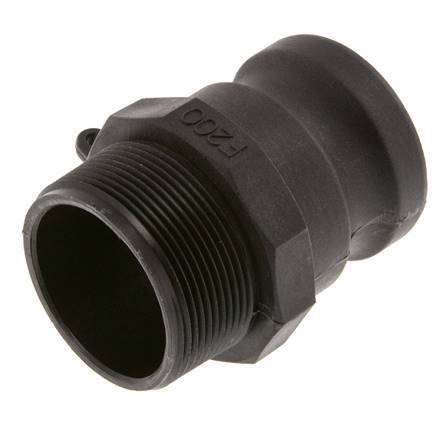 Camlock DN 50 (2'') Koppeling PolypropyleenR 2'' met buitendraad Type F MIL-C-27487