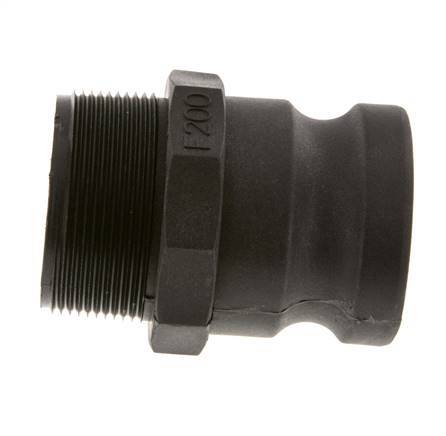 Camlock DN 50 (2'') Koppeling PolypropyleenR 2'' met buitendraad Type F MIL-C-27487