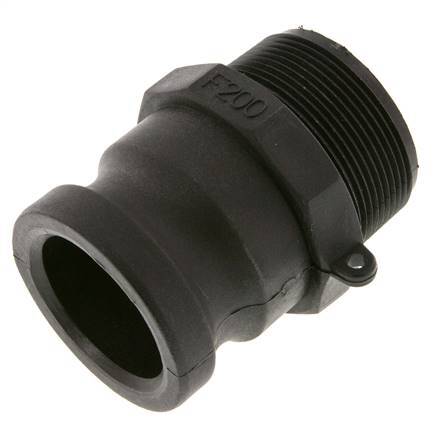 Camlock DN 50 (2'') Koppeling PolypropyleenR 2'' met buitendraad Type F MIL-C-27487