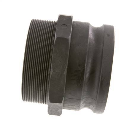 Camlock DN 90 (4'') Koppeling PolypropyleenR 4'' met buitendraad Type F MIL-C-27487