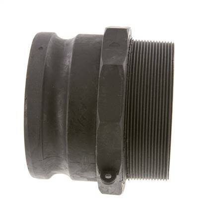 Camlock DN 90 (4'') Koppeling PolypropyleenR 4'' met buitendraad Type F MIL-C-27487