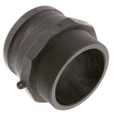 Camlock DN 90 (4'') Koppeling PolypropyleenR 4'' met buitendraad Type F MIL-C-27487