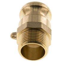 Camlock DN 25 (1'') Koppeling MessingR 1'' met buitendraad Type F MIL-C-27487