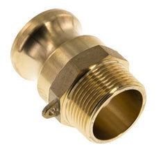 Camlock DN 32 (1 1/4'') Koppeling MessingR 1 1/4'' met buitendraad Type F MIL-C-27487