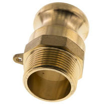 Camlock DN 32 (1 1/4'') Koppeling MessingR 1 1/4'' met buitendraad Type F MIL-C-27487