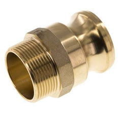 Camlock DN 40 (1 1/2'') Koppeling MessingR 1 1/2'' met buitendraad Type F MIL-C-27487