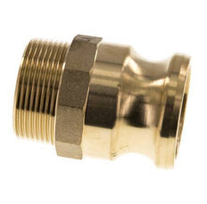 Camlock DN 40 (1 1/2'') Koppeling MessingR 1 1/2'' met buitendraad Type F MIL-C-27487