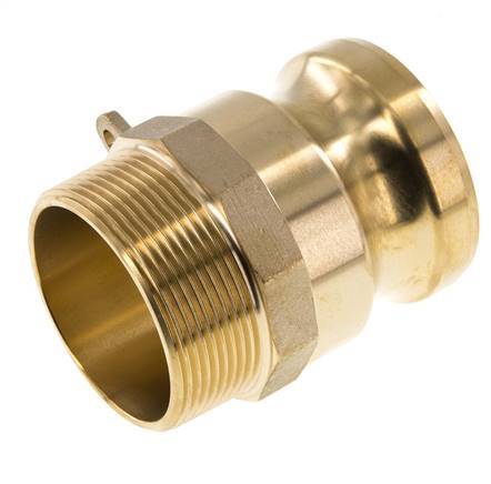Camlock DN 50 (2'') Koppeling MessingR 2'' met buitendraad Type F MIL-C-27487