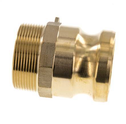 Camlock DN 50 (2'') Koppeling MessingR 2'' met buitendraad Type F MIL-C-27487