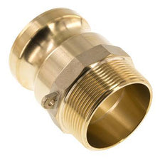 Camlock DN 50 (2'') Koppeling MessingR 2'' met buitendraad Type F MIL-C-27487