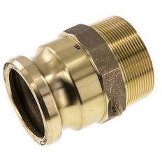 Camlock DN 60 (2 1/2'') Koppeling MessingR 2 1/2'' met buitendraad Type F MIL-C-27487