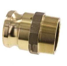 Camlock DN 60 (2 1/2'') Koppeling MessingR 2 1/2'' met buitendraad Type F MIL-C-27487