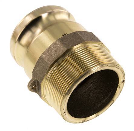 Camlock DN 60 (2 1/2'') Koppeling MessingR 2 1/2'' met buitendraad Type F MIL-C-27487