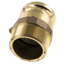 Camlock DN 60 (2 1/2'') Koppeling MessingR 2 1/2'' met buitendraad Type F MIL-C-27487