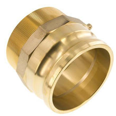 Camlock DN 90 (4'') Koppeling MessingR 4'' met buitendraad Type F MIL-C-27487