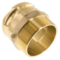 Camlock DN 90 (4'') Koppeling MessingR 4'' met buitendraad Type F MIL-C-27487