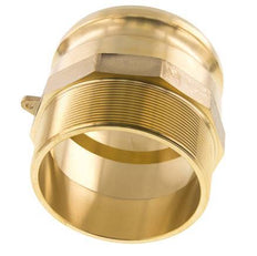 Camlock DN 90 (4'') Koppeling MessingR 4'' met buitendraad Type F MIL-C-27487