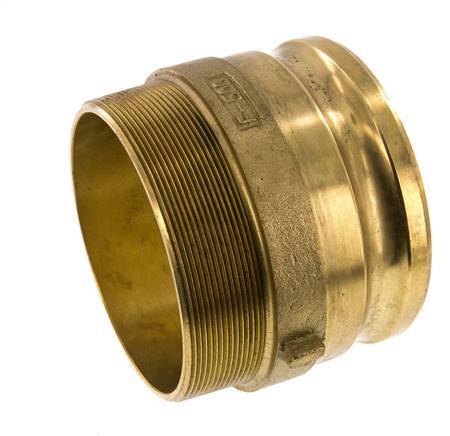 Camlock DN 120 (5'') Brass Coupling R 5'' Male Thread Type F MIL-C-27487