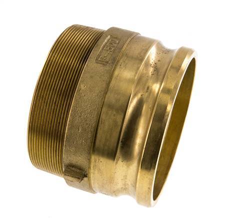 Camlock DN 120 (5'') Koppeling MessingR 5'' met buitendraad Type F MIL-C-27487