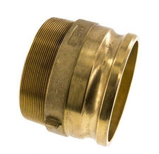 Camlock DN 120 (5'') Koppeling MessingR 5'' met buitendraad Type F MIL-C-27487