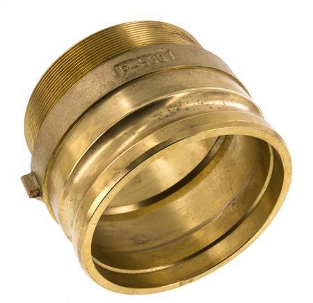 Camlock DN 120 (5'') Koppeling MessingR 5'' met buitendraad Type F MIL-C-27487