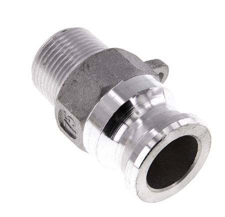 Camlock DN 20 (3/4'') Koppeling AluminiumR 3/4'' met buitendraad Type F MIL-C-27487