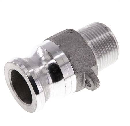 Camlock DN 20 (3/4'') Koppeling AluminiumR 3/4'' met buitendraad Type F MIL-C-27487