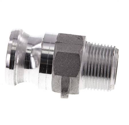 Camlock DN 20 (3/4'') Koppeling AluminiumR 3/4'' met buitendraad Type F MIL-C-27487