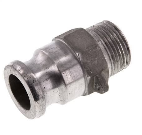 Camlock DN 25 (1'') Koppeling AluminiumR 1'' met buitendraad Type F MIL-C-27487