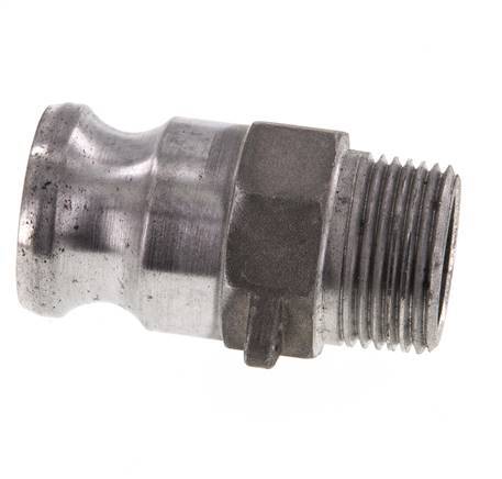 Camlock DN 25 (1'') Koppeling AluminiumR 1'' met buitendraad Type F MIL-C-27487