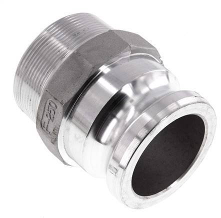 Camlock DN 60 (2 1/2'') Koppeling AluminiumR 2 1/2'' met buitendraad Type F MIL-C-27487
