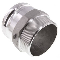 Camlock DN 90 (4'') Koppeling AluminiumR 4'' met buitendraad Type F MIL-C-27487